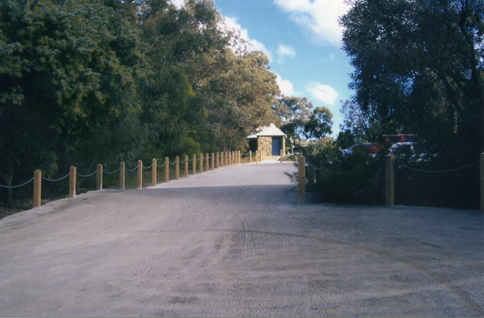 remodelling of the entrance to the Schwerkolt Cottage and Museum Complex. Completed 2005