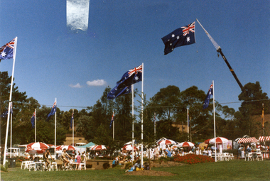 Photograph, Australia Day celebrations at Nunawading Civic Centre c1990, c1990