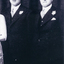 Bob Pratt and father, Harold Pratt, at Thelma Pratt's wedding