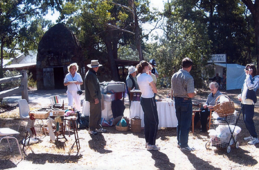 various activities at the Whitehorse Historical Society Heritage Day in 2004