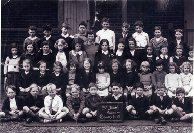 Grades 1 to 4 at St John's Catholic Primary School, 1936,