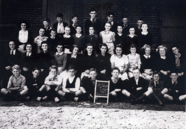 Grades 7 & 8 at St John's Catholic Primary School in 1942