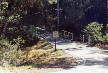 Quarry  Road Bridge, Mitcham near boundary of Whitehorse Road  and Manningham Municipalities.