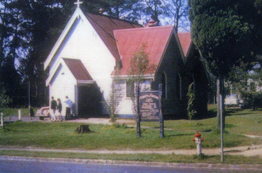 The original St Luke's Church, Vermont. 