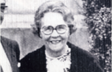 Dr. Amanda Liebert. Photo reproduced from '1932 - 1982 Fifty Years of Harmony'.