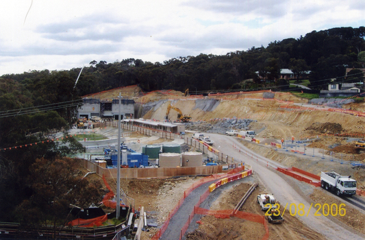 Eastlink Project at the Deep Creek Road site, Mitcham on 23 August 2006