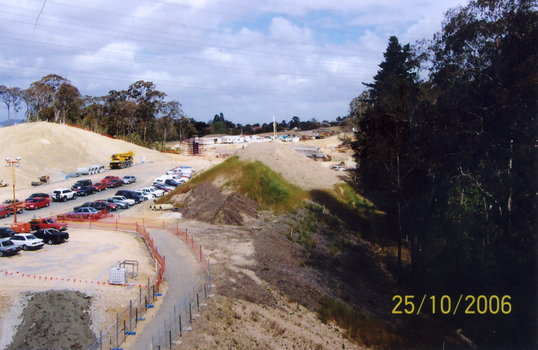 Eastlink project at the Deep Creek Road site, Mitcham -25th October 2006