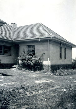 Outside of the Staff wing of the Forest Hill Residential Kindergarten.