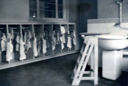 Childrens' bathroom at the Forest Hill Residential Kindergarten.