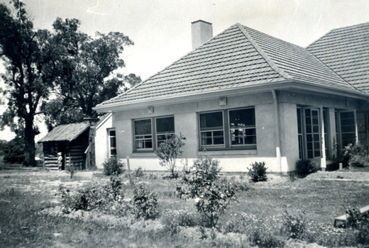 Outside of the Nurses Wing of the Forest Hill residential Kindergarten.