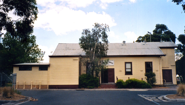 Two coloured photos Burwood Memorial Hall - 2007.