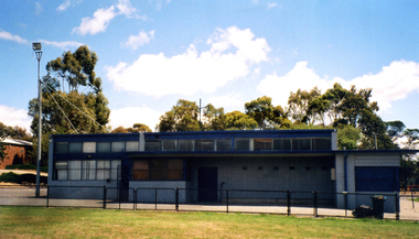  East Burwood football Pavilion erected in 1980/81. 