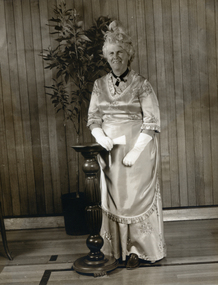 Jean Abbott taken at a period ball arranged by the Nunawading Arts Council 