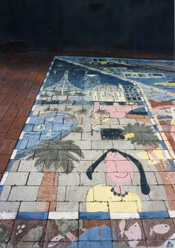 Ceramic Tile Project by the Nunawading Primary Schools Community Art Project 