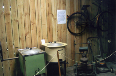 Laundry items displayed in the Museum Annexe of the Museum.