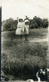 Joyce & Elvie Johns, Daughters of Mr. & Mrs. F. Johns of Orient Ave Mitcham.