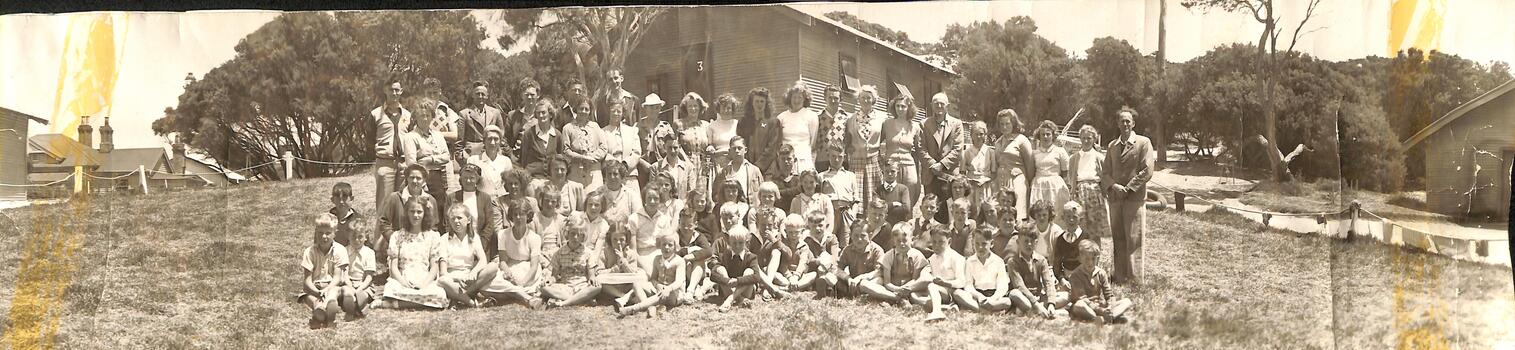 Photograph of a camp held by the Church of Christ Anglican Church.