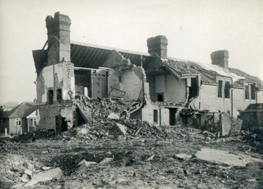  partially demolished house