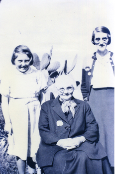 Three women of various ages (3 generations)