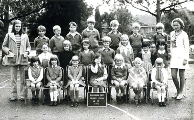 a young grade at Blackburn East Primary School. 