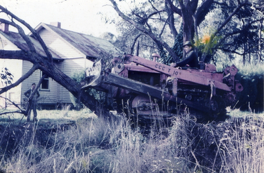 Photograph, Land clearing, Mitcham, C1960's