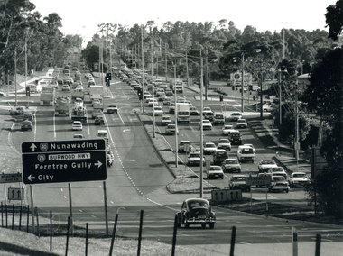 Intersection of Burwood Highway and Springvale Rd. East Burwood. 