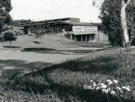 The exterior of the Waste Transfer and Recycling Centre, Burwood Highway, Vermont South.