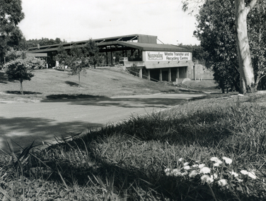 The exterior of the Waste Transfer and Recycling Centre, Burwood Highway, Vermont South.
