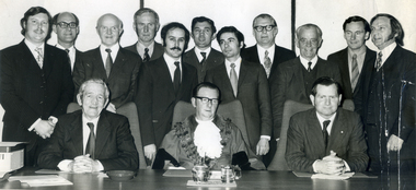 Mayoral Inauguration Ceremony in 1973 for Cr Noel Webster.