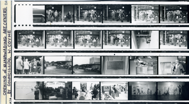 Opening of the Nunawading Art Centre on 25 May 1986