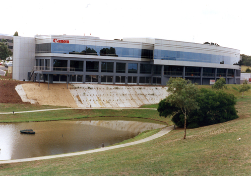 Canon office in Tally Ho Business Park, which is on the corner of Burwood Highway and Springvale Road. 