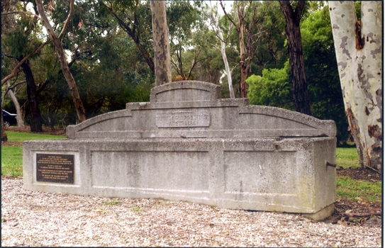 Horse trough located on the corner of Canterbury and Blackburn Roads Blackburn South. 
