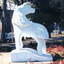 The statue of a white horse outside the Whitehorse Council Chambers, Whitehorse Road, Nunawading