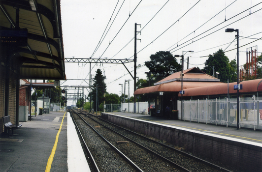  Mitcham Railway Station looking west towards the city - 2012