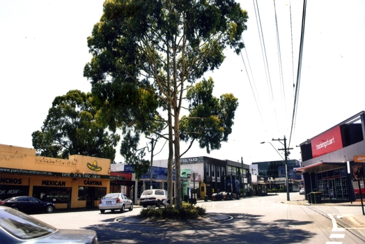 Intersection of Blackburn RId and Railway Rd Blackburn looking east. 