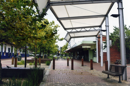  Britannia Mall, Mitcham taken from the north end. Traffic in the distance is on Whitehorse Road - 2012