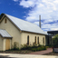 Original Mitcham Anglican Church in Edward street, with the latest church building in the background - 2012