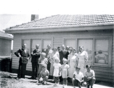 Photograph, Roger de Stoop and Belgian workers, C 1950