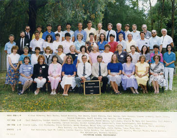 Photograph, Mullauna Secondary College Staff 1989