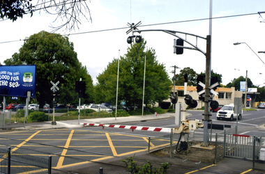 Photograph, Mitcham Railway Crossing, 2012