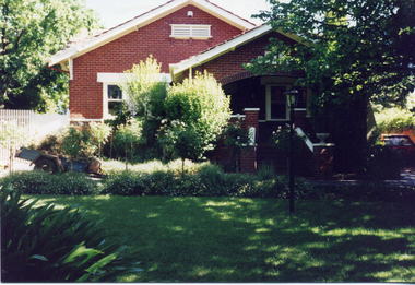 Photograph, 14 Harrison Street, Mitcham, 1998