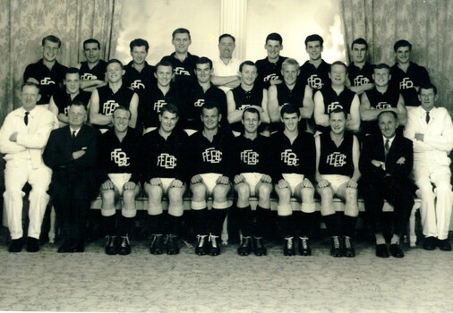 Studio photograph of the East Burwood Football Club 1963.