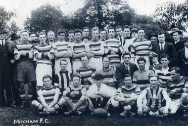 Photograph, Mitcham Football Club Premiers 1919
