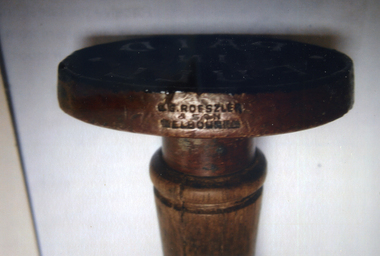 Photograph, Bertha Markham's Paid Stamp