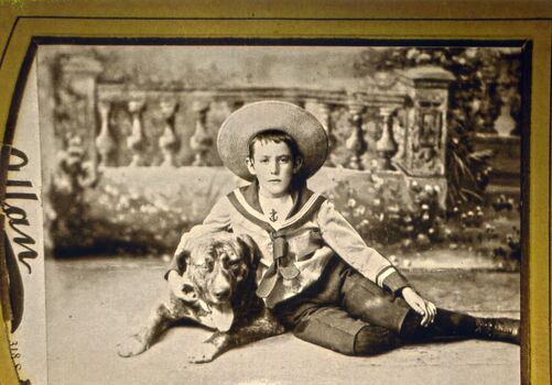 Sepia photograph of Rupert Schwartzmann, 
