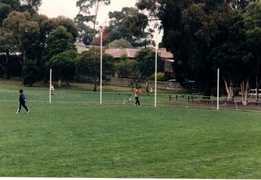 Football oval at Mahoneys Reserve in Forest Hill.