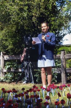 Whitehorse Historical Society Armistice centenary ceremony.