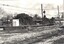Black & white photo of south side Blackburn Railway Station 1978