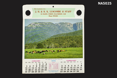 Souvenir - Calendar, 1975