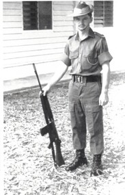 Michael Harbisher in uniform